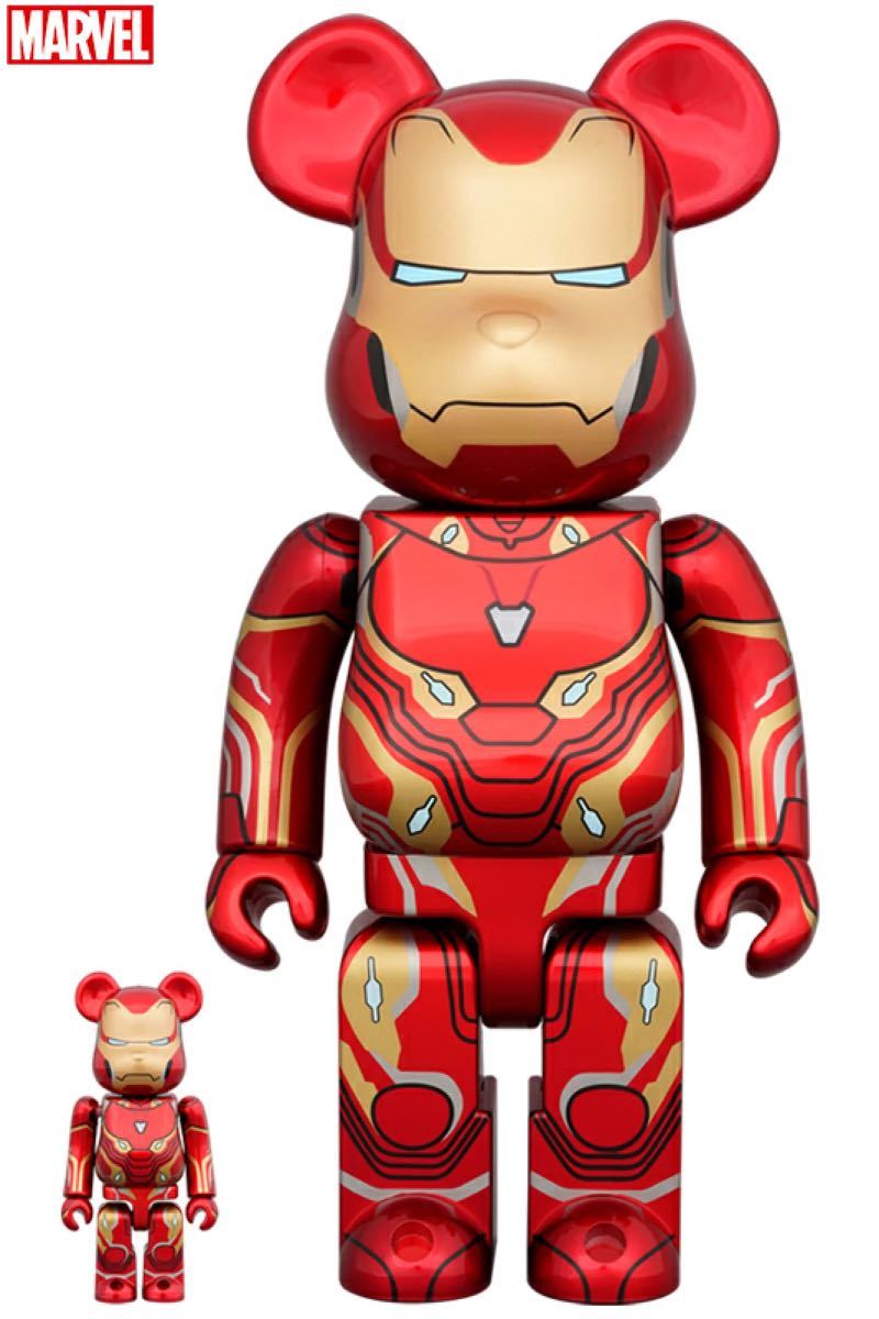 ヤフオク! - 【未開封】 BE@RBRICK IRON MAN MARK 50 100％