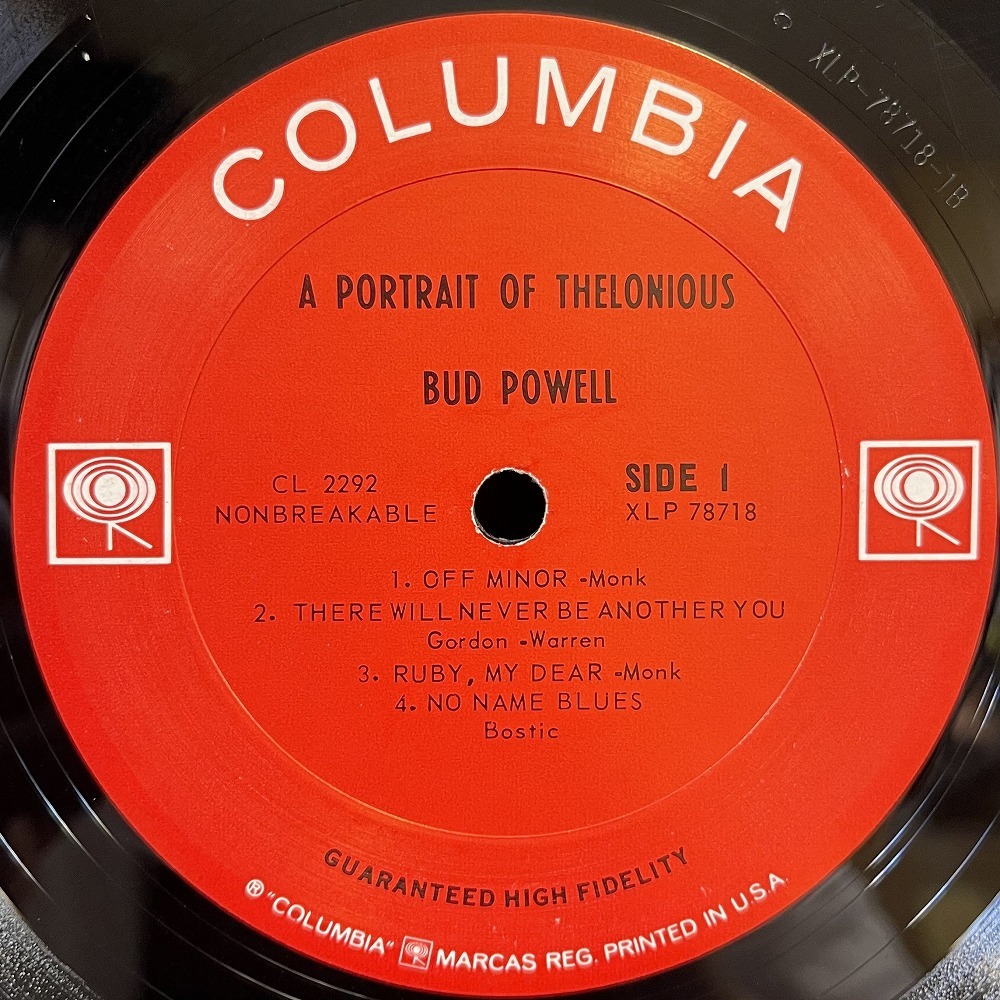 Bud Powell – A Portrait Of Thelonious