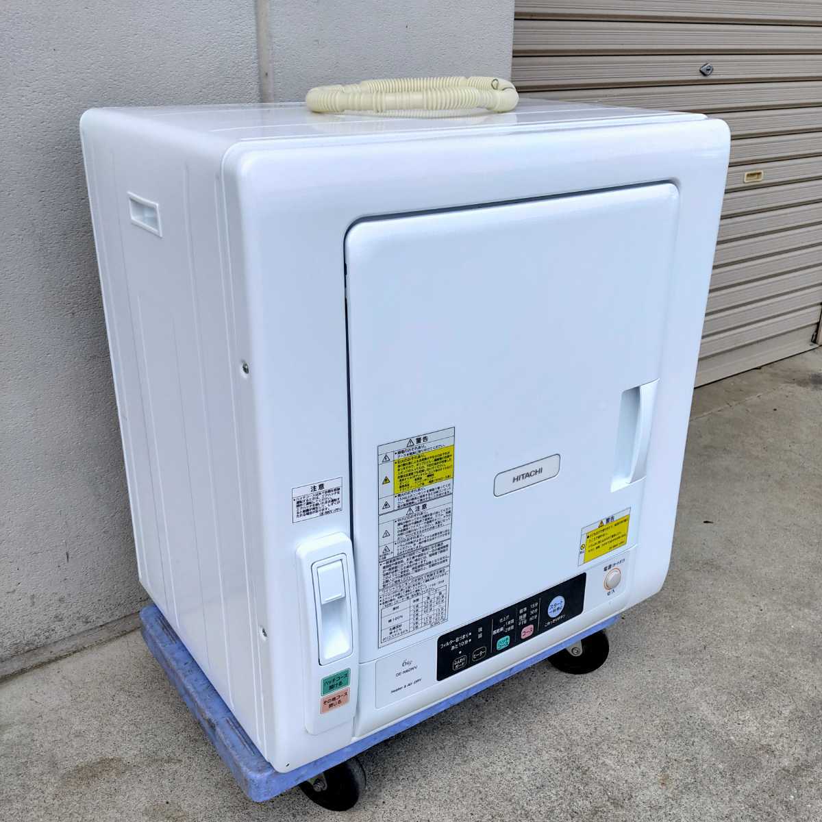 品】HITACHI 日立 衣類乾燥機 6.0kg DE-N60WV 2020年製 ピュアホワイト