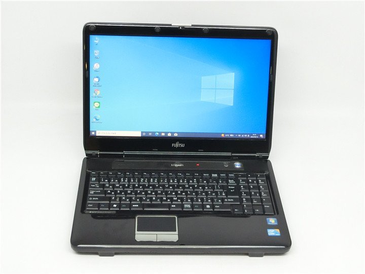 中古ノートパソコン FMV NF/G50 Core i3 M330/15.6型/4GB/SSD180GB/DVD-RW/HDMI/テンキー/WIN10/office搭載 送料無料