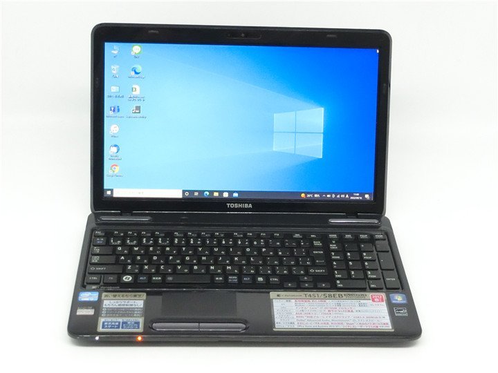 WEBカメラ/中古/15.6型/ノートPC/Win10Pro/新品SSD512/8GB/COREi7　2670QM/TOSHIBA　T451/58EB　テンキー 　office搭載　送料無料_画像1