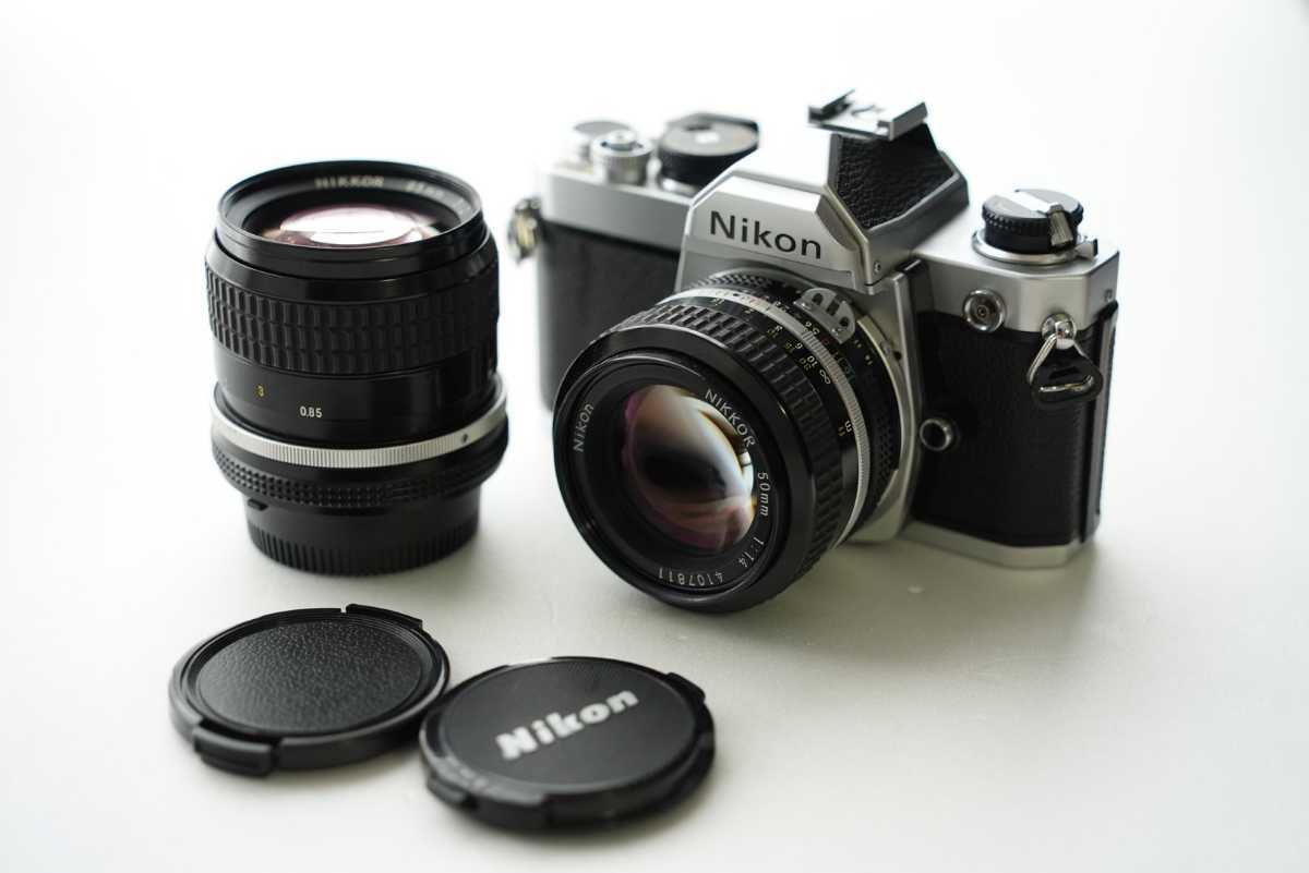 全機能異常無 ニコン Nikon FM 前期 & Ai-s 50mm f/1.8 & 85mm f2.0