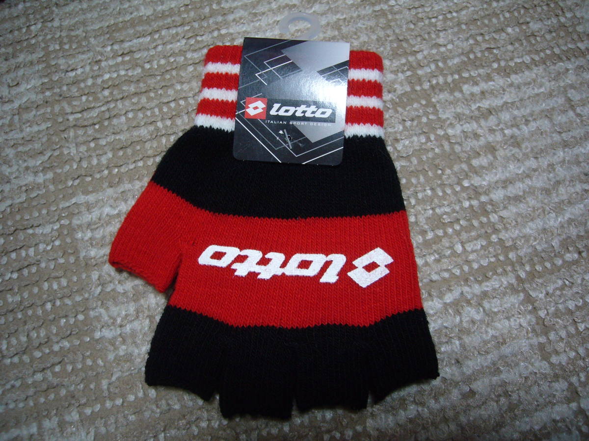  Rod Lotto предотвращение скольжения имеется спорт перчатки для взрослых свободный размер красный чёрный ③ стоимость доставки 210 иен 