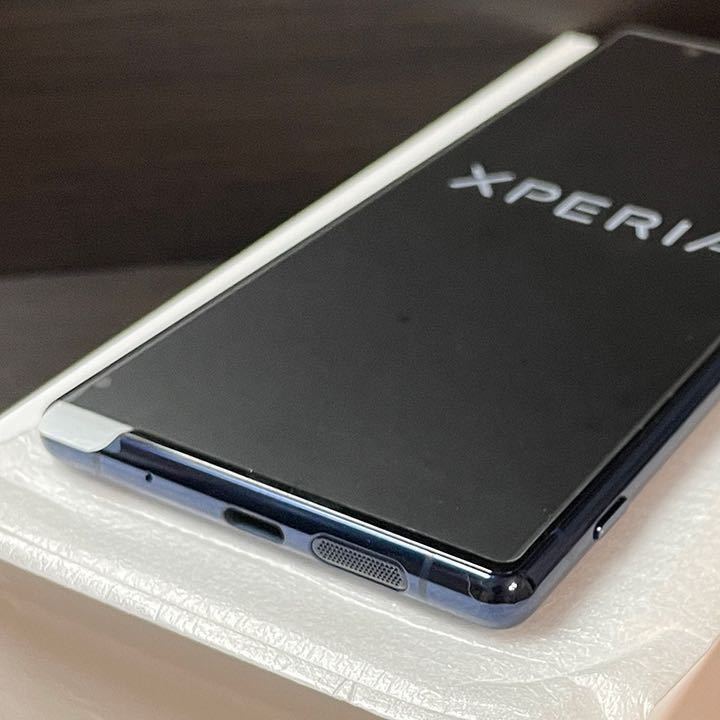 新品同等 Sony Xperia SO-01M ブルー docomo ネットワーク制限無し SIMロック解除済み SIMフリー 