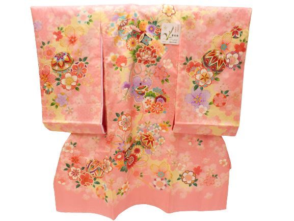 お宮参り 初着 女の子 産着 着物 一つ身 お祝い着 赤ちゃん 正絹