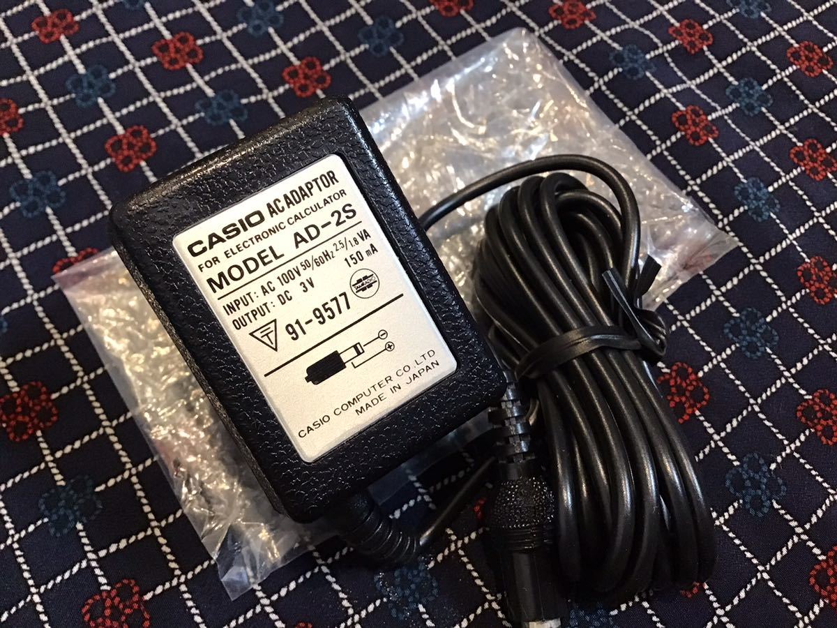 * beautiful goods CASIO Casio AC adaptor AD-2S DC3V 150mA calculator for genuine products origin box attaching *