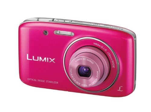 【 良品】 Panasonic デジタルカメラ ルミックス S2 光学4倍 ピンク DMC-S2-P