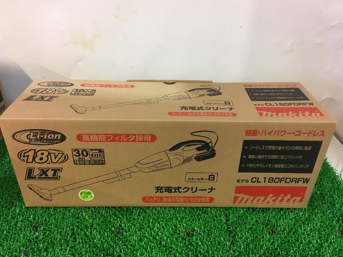 未使用品】☆マキタ(Makita) 充電式クリーナ 18V 本体付属バッテリー1