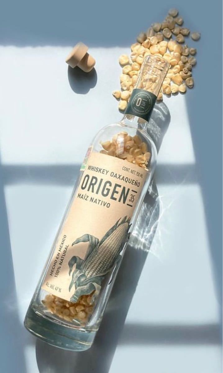 メキシコ　トウモロコシウイスキー　Whiskey Origen 35 テキーラ
