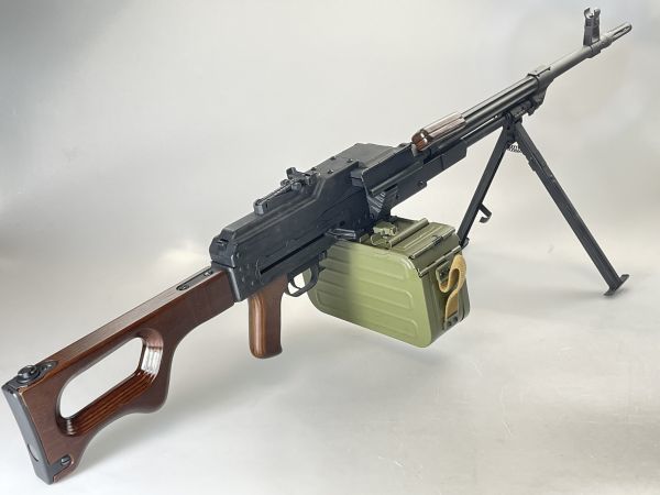 【秋SALE レア物？】A&K 製 PK 機関銃 電動ガン リアルウッド 検)AK 47 74 AKM RPK SV 98 ロシア ソ連