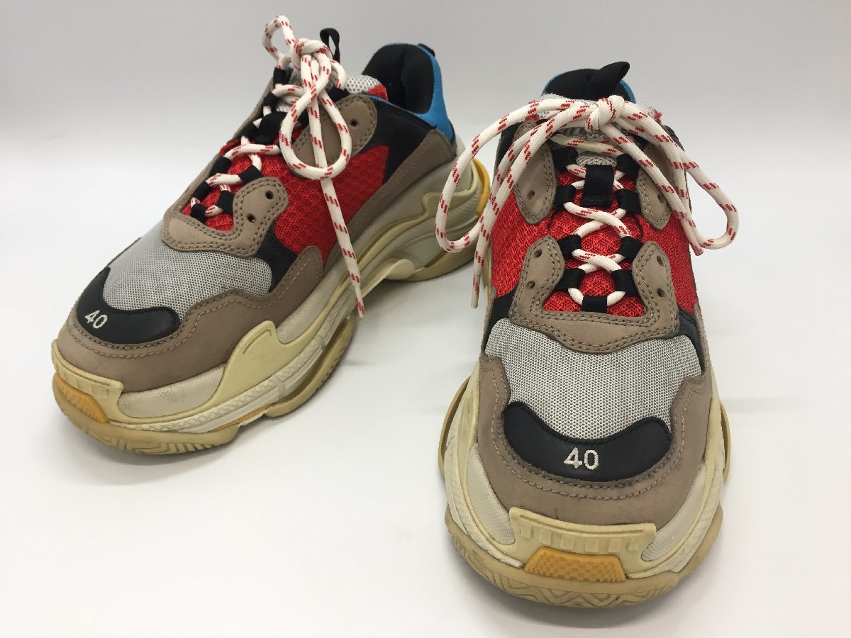 BALENCIAGA/バレンシアガ Triple S Taupe Multi 型番:533883 サイズ