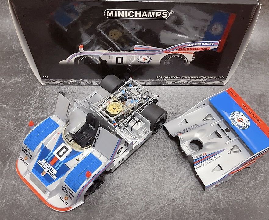 PMA 1/18 ミニチャンプス ポルシェ917 NURBURGRING 1973 マルティーニ