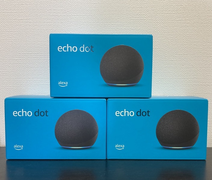 3台セット アレクサ Echo Dot エコードット 第4世代 amazon スマート 