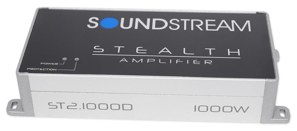 日本で買 ■USA Audio■サウンドストリームSoundstream ●超小型 ST2.1000D 2ch Max.1000W●保証付●税込