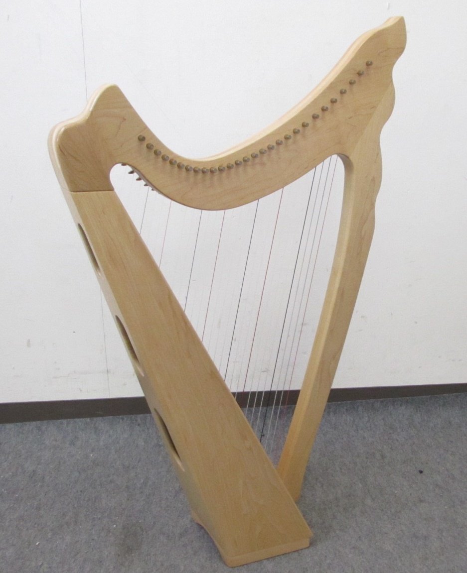 Angel Harp/エンジェルハープ ハープ 28弦 ケース付き 中古