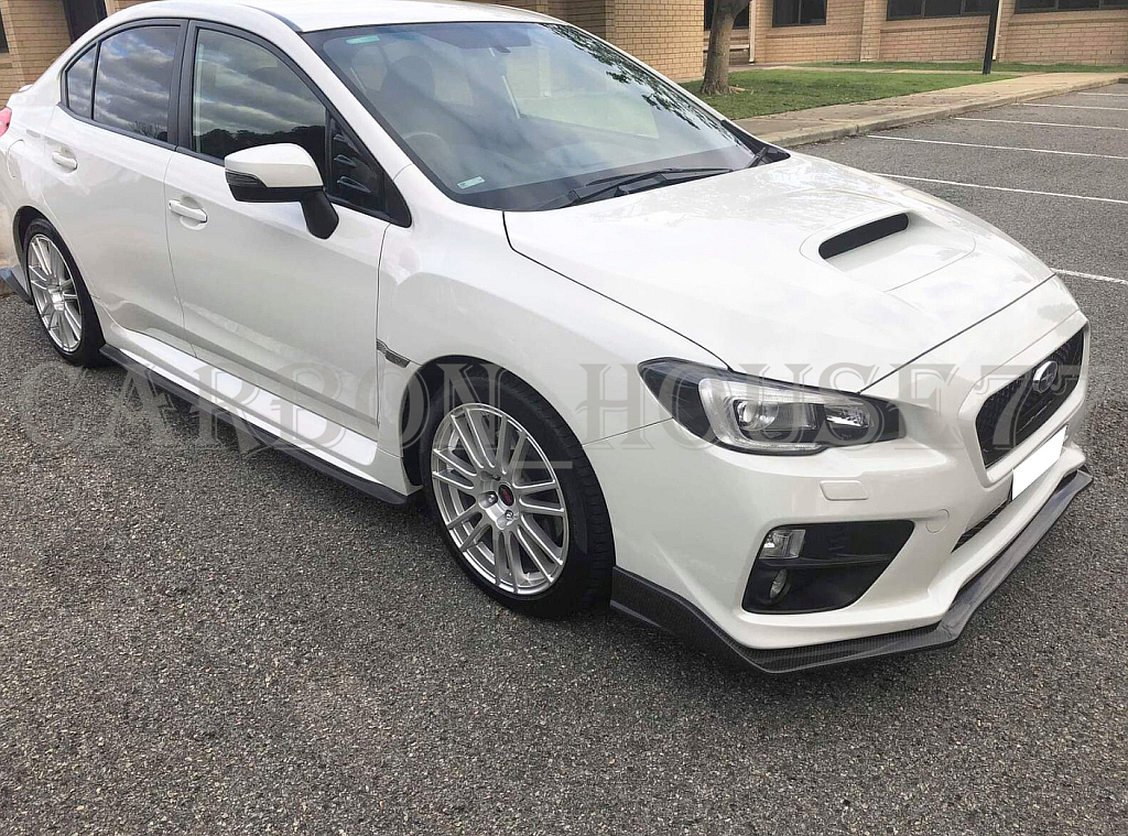 ★SUBARU WRX STI & S4 VA系 前期 A/B/C型 フロント リップ スポイラー S207型 PU製 未塗装 2014-2017☆._画像2