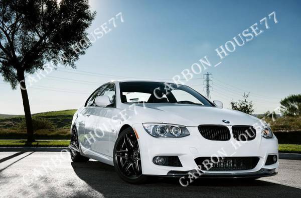 ★BMW E92 E93 後期 LCI Mスポーツ カーボン フロント リップ スポイラー AK型 2010-2012☆._画像1