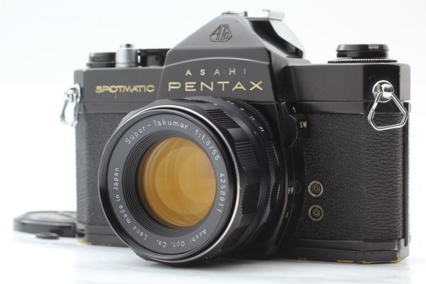 ペンタックス PENTAX SP ブラック SUPER TAKUMAR 55mm F/1.8 標準レンズセット s3056_画像1