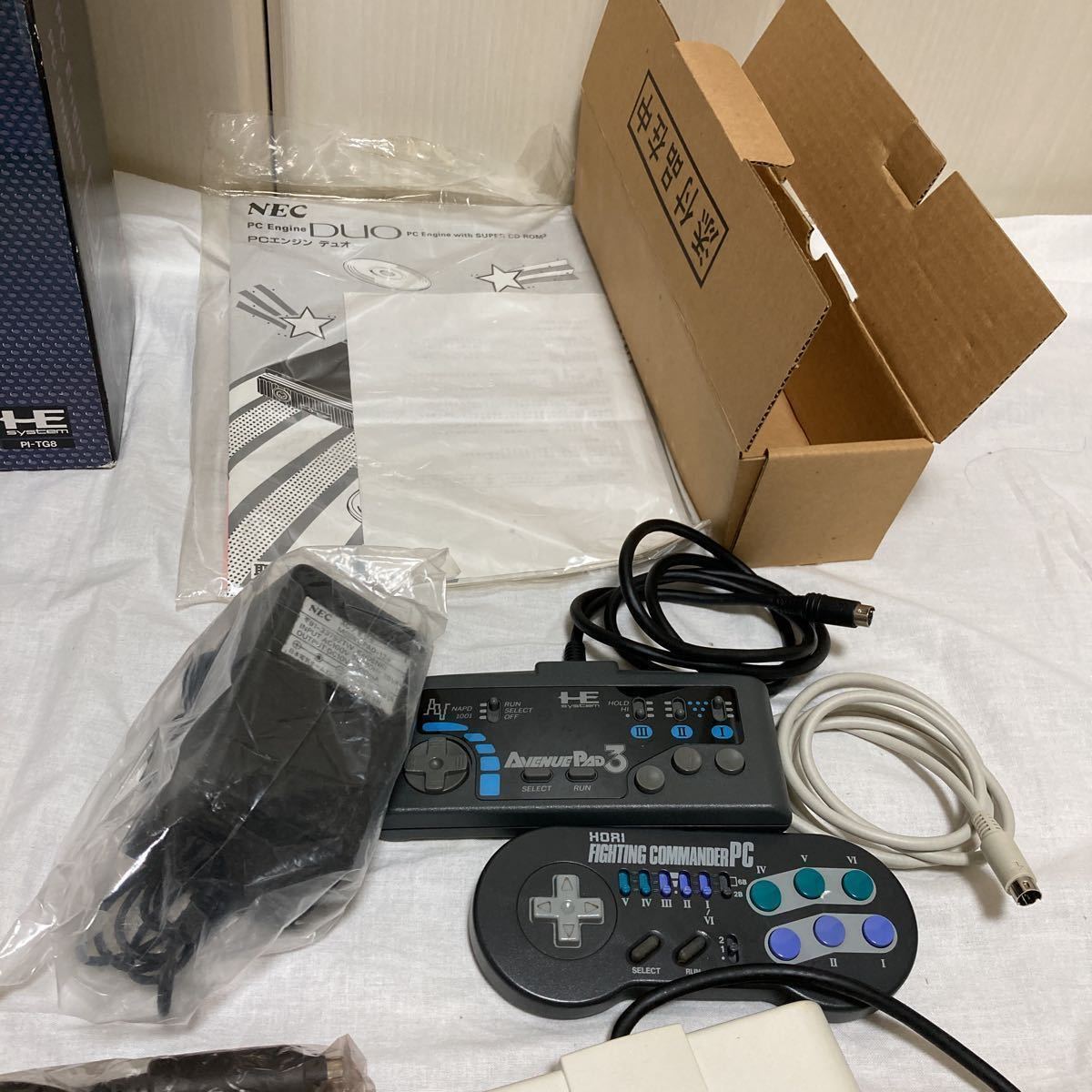 NEC PC Engine PCエンジンDUO 本体 AVENUEPAD3 マルチタップ MEMORY