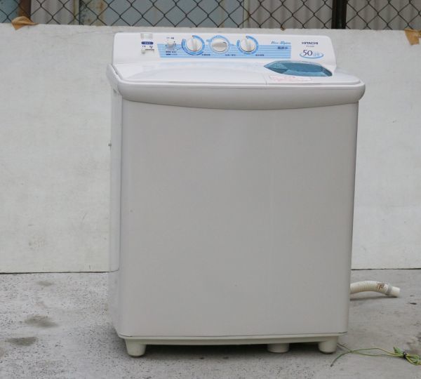 大阪 引取歓迎□日立 HITACHI 2槽式電気洗濯機 PS-50AS 2013年製 洗濯