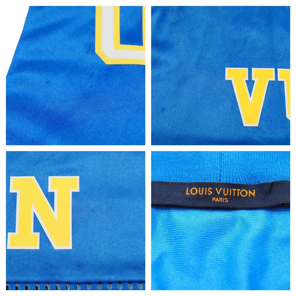 LOUIS VUITTON ルイ・ヴィトン 22SS スポーティTシャツウィズパッチ RM221 J65 HMY65W ロゴ トップス サイズ5L  美品 中古 42104 正規品