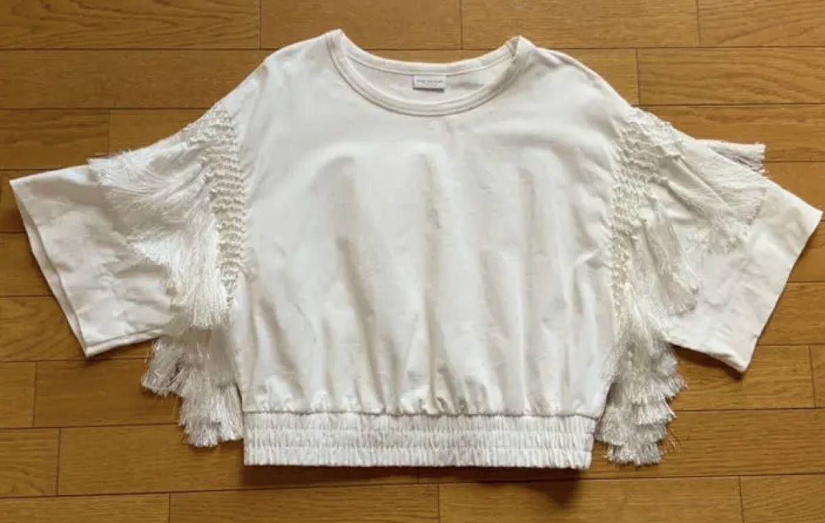 熱い販売 6.5万 20SS ドリスヴァンノッテン フリンジ Tシャツ オフホワイト その他 熱い販売 6.5万 20SS ドリスヴァンノッテン フリンジ Tシャツ オフホワイト その他