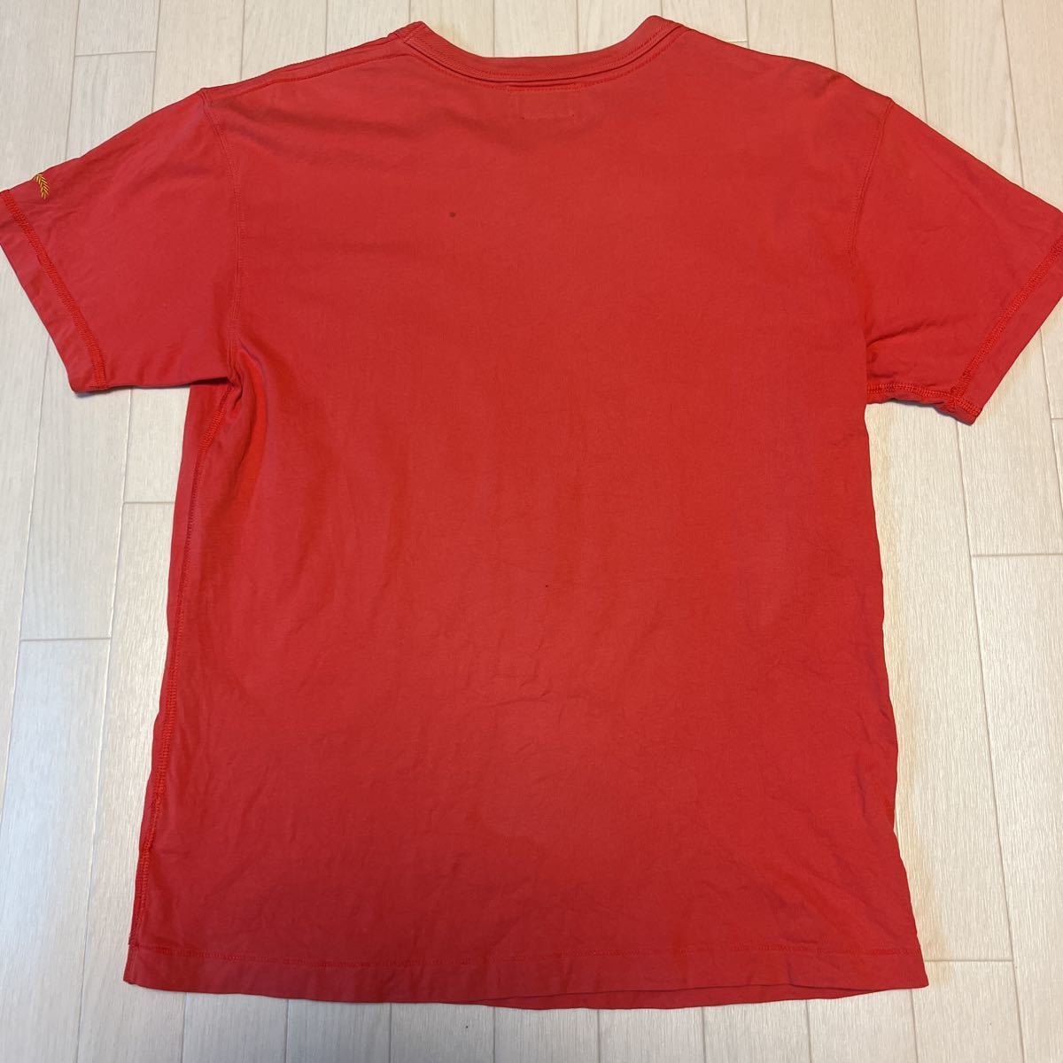 EVISU エヴィス 品質保証 ロゴ 刺繍 プリント 半袖Tシャツ_画像5