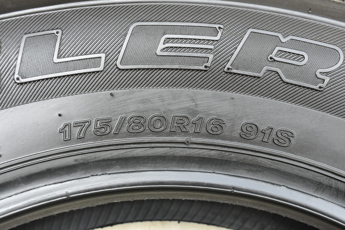 【新車はずし バリ溝】ブリヂストン デューラー H/T 684II 175/80R16 4本セット スズキ JB64 JB23 JA11 ジムニー マツダ AZオフロードに_画像6