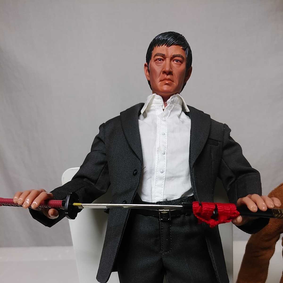 1/6size◇一点物◇blackrain網走番外地高倉健さんカスタムアクション