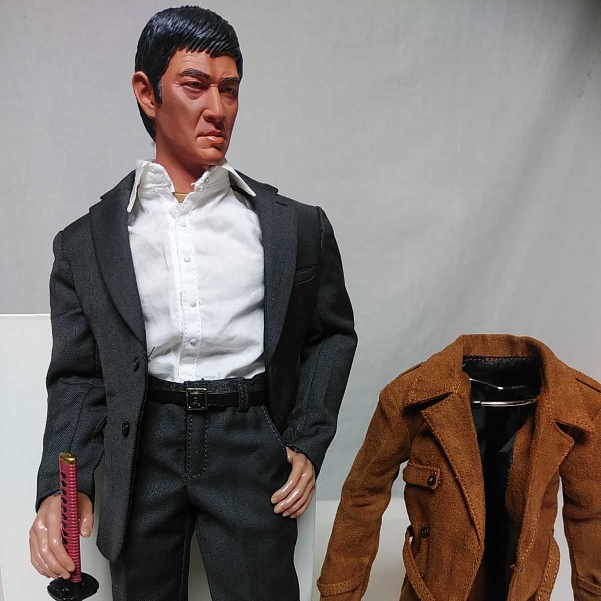 1/6size◇一点物◇blackrain網走番外地高倉健さんカスタムアクション