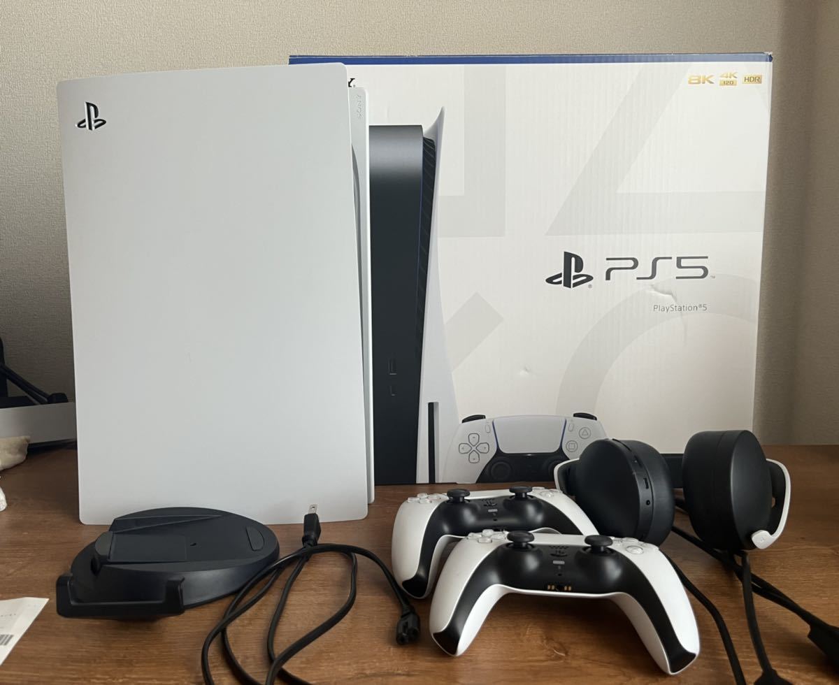 ps5本体 ディスクドライブ搭載モデル ヘッドホン コントローラ HDMI