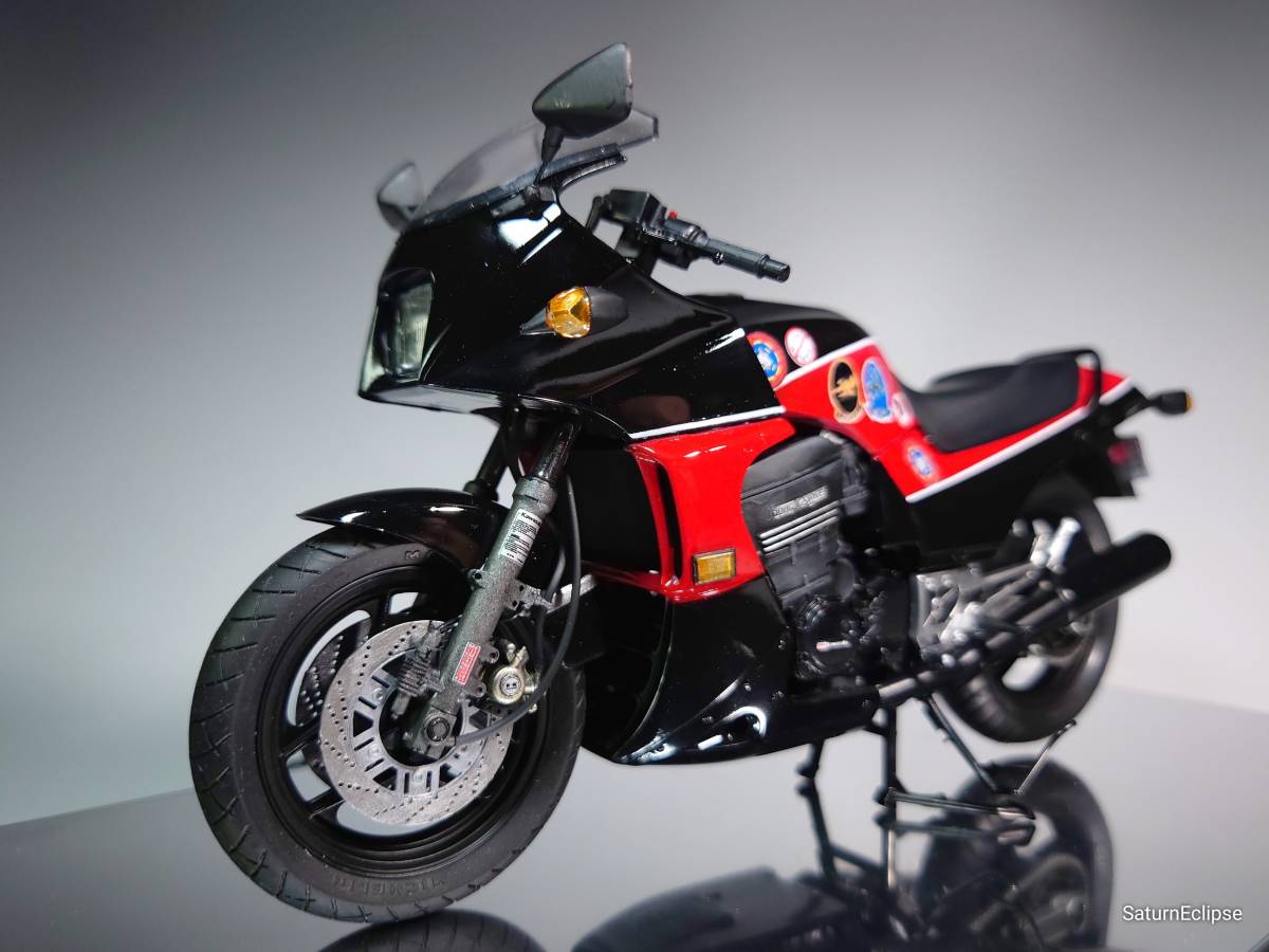 完成品 TOPGUN GPZ900R Ninja バイク プラモデル アオシマ カワサキ 模型 トップガンマーベリック Maverick SE  (Z900RS DAEG H2 H2R ZZR)