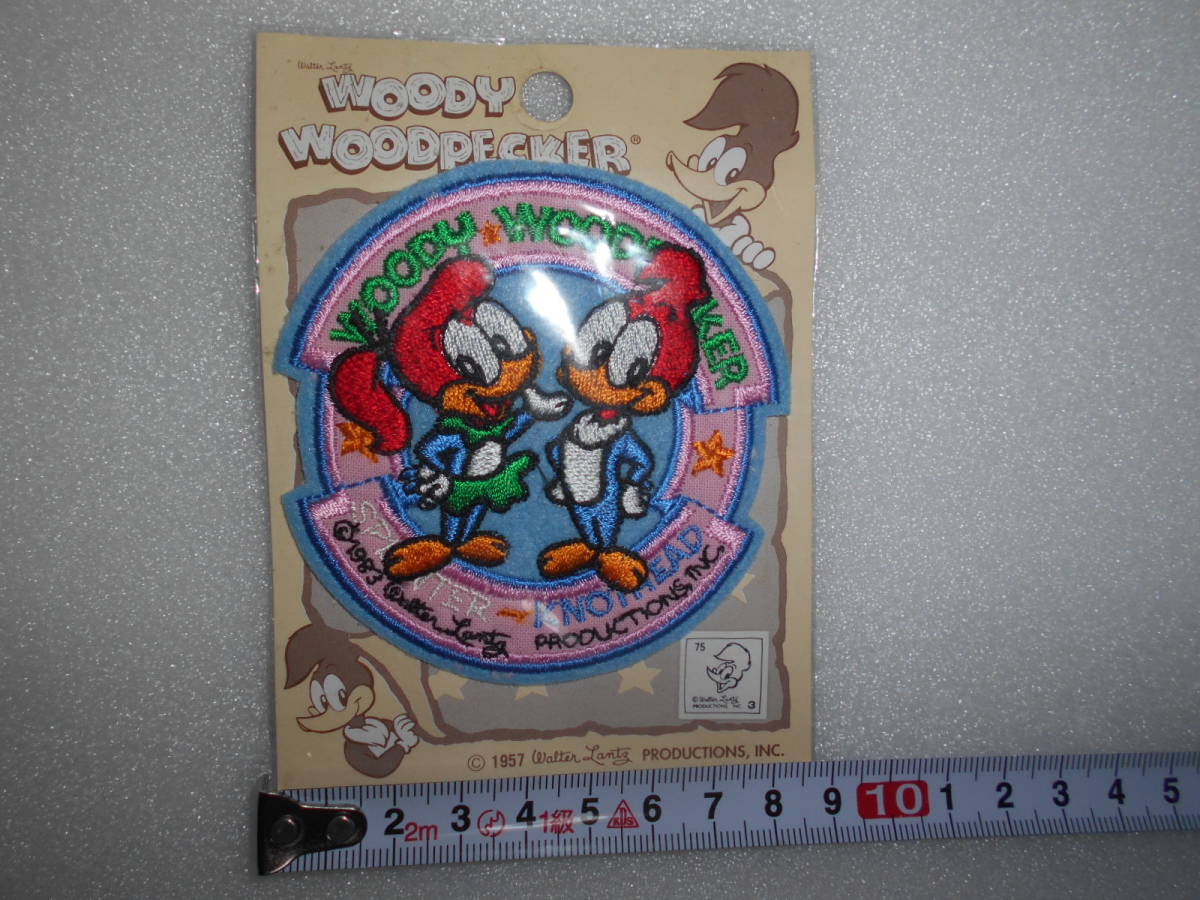 ウッディー・ウッドペッカー　Woody Woodpecker　アイロンワッペン　1枚