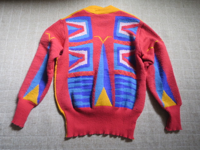  that time thing! WORLDS END tunnel sweater wa-ruz end VINTAGE 80S Vivienne maru com McLAREN genuine article setishona Lee z period 