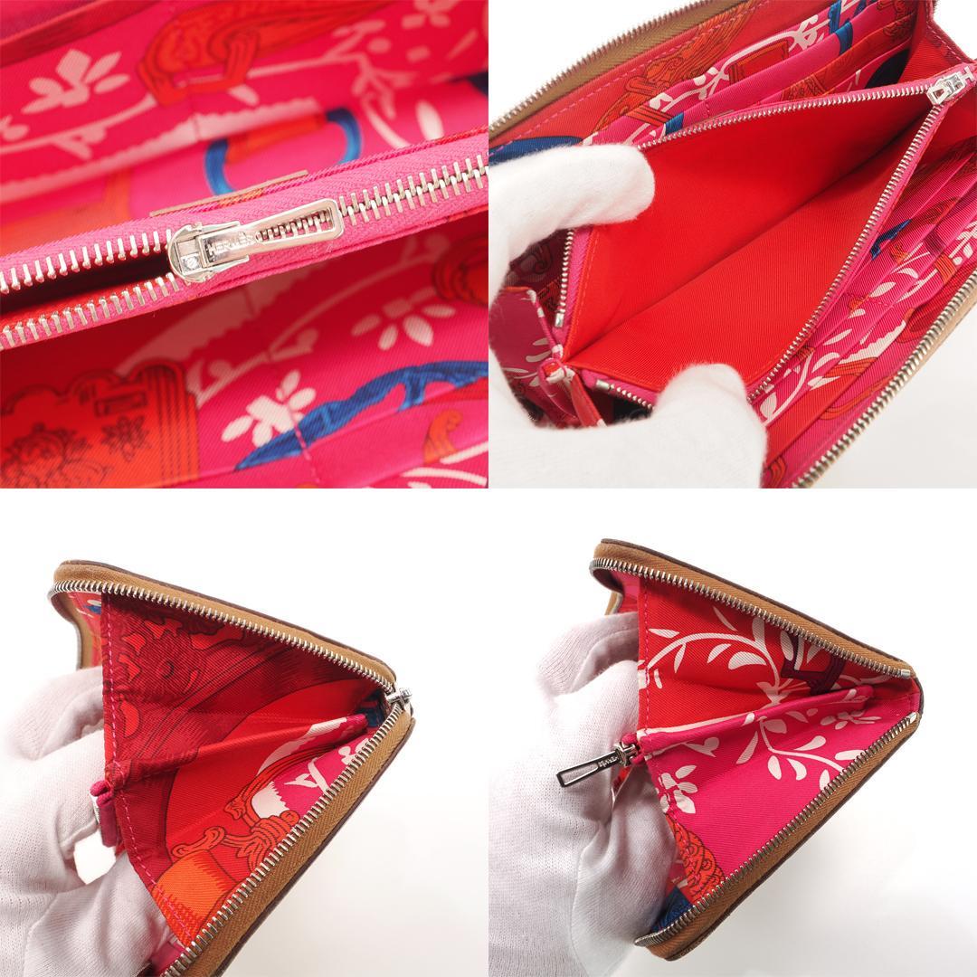 極美品】エルメス Hermes アザップ ロング シルクイン 長財布 ジッピー