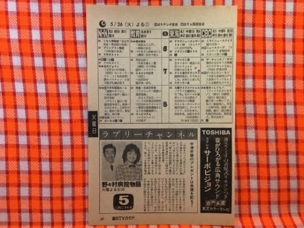 CN24271◆切抜き◇甲斐智枝美宇津井健◇野々村病院物語・宇津井健のプレゼントは幸運を配る？_画像1