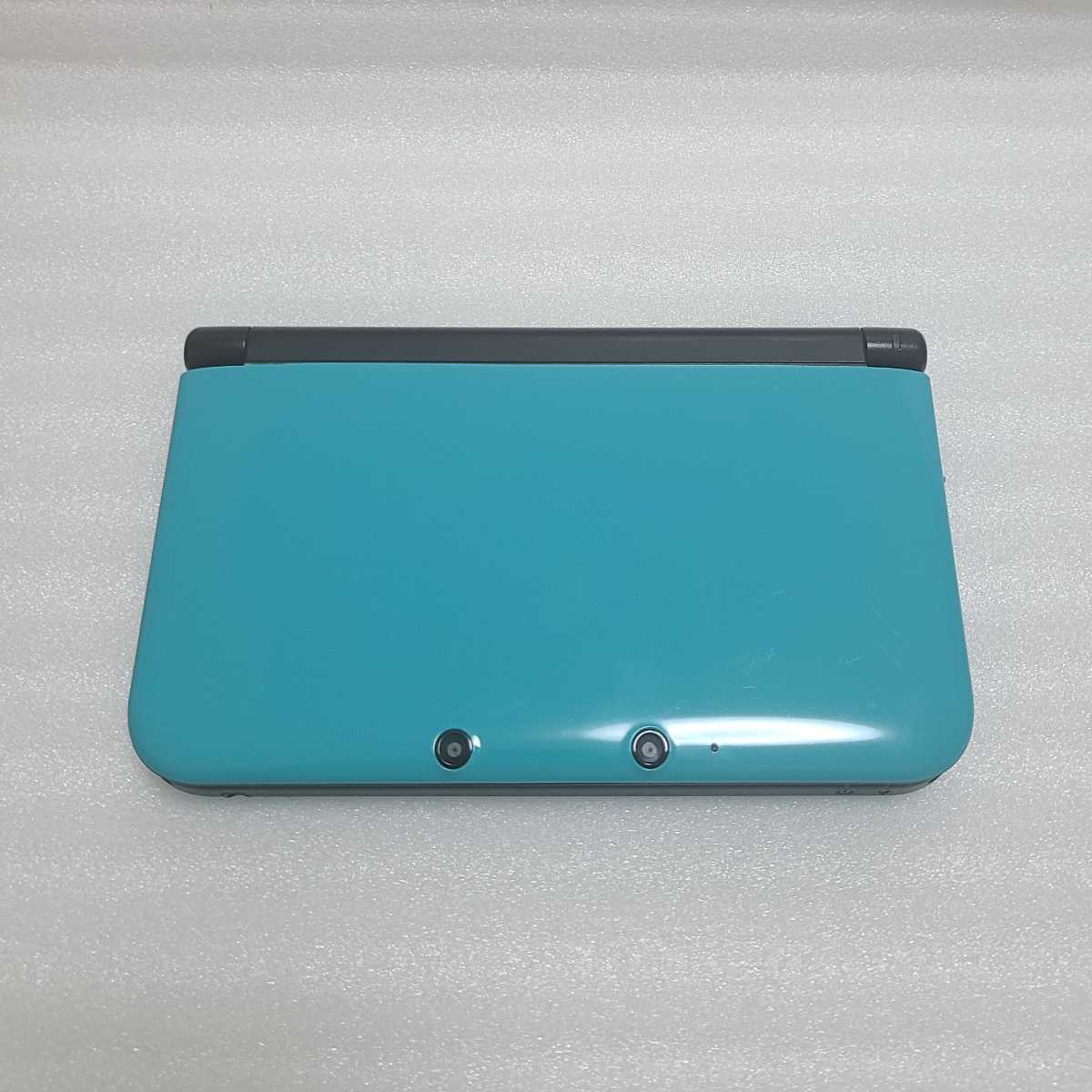 ニンテンドー3DS LL ターコイズ　ブラック　黒　青　ニンテンドー3dsll リミテッドパック