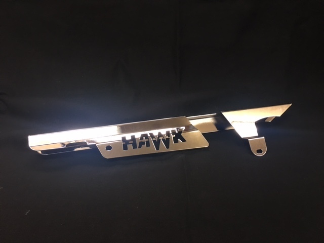 HONDA ホーク2/3 【車種】 ロゴ入り メッキ チェーンケース | www