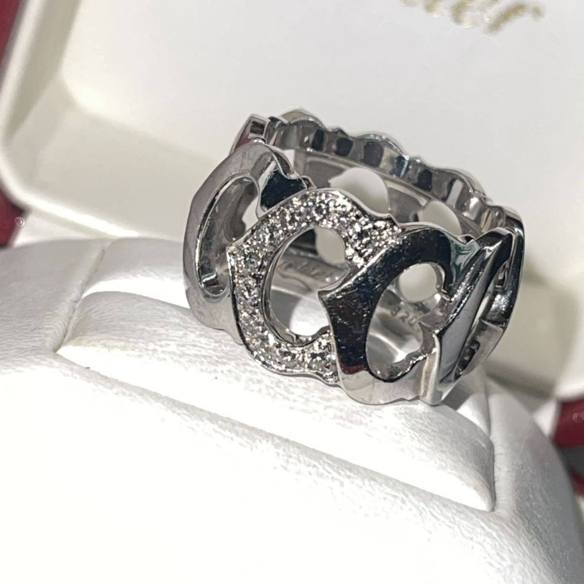 国内最安値に挑戦 カルティエ　Cドゥ　ダイヤモンド　リング　Cドウ　カルチェ　Cartier ring diamond k18