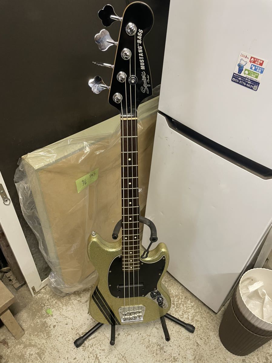②Squier Mikey Way Mustang Bass スクワイア マイキー ウェイ ムスタング ベース