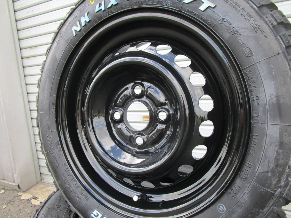 新品ナンカンFT-9☆165/65R14☆4本セット☆ゴツゴツタイヤホワイト