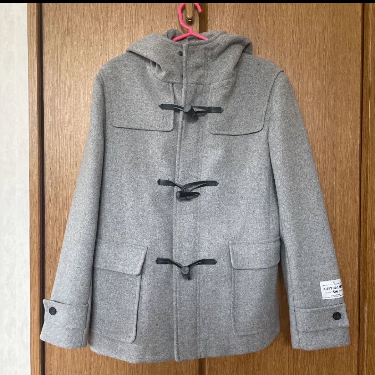 BURBERRY ダッフルコート ヘリンボーン織 ムーアブルック 水牛 Rバーリントン ダッフルコート ムーアブルック MOORBROOK