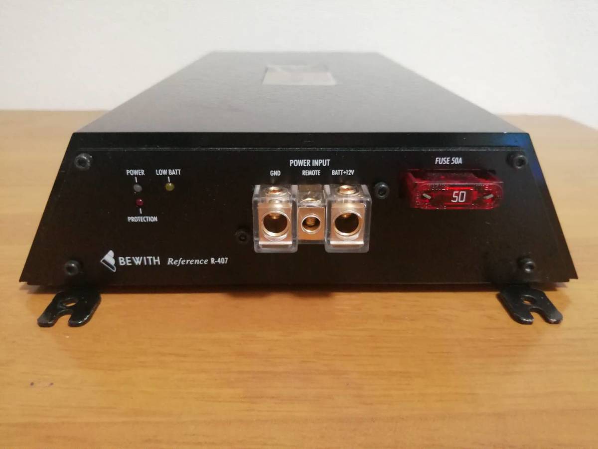 BEWITH Reference R407オーディオアンプ BEWITH /ビーウィズ Reference リファレンス R-407 4chアンプ