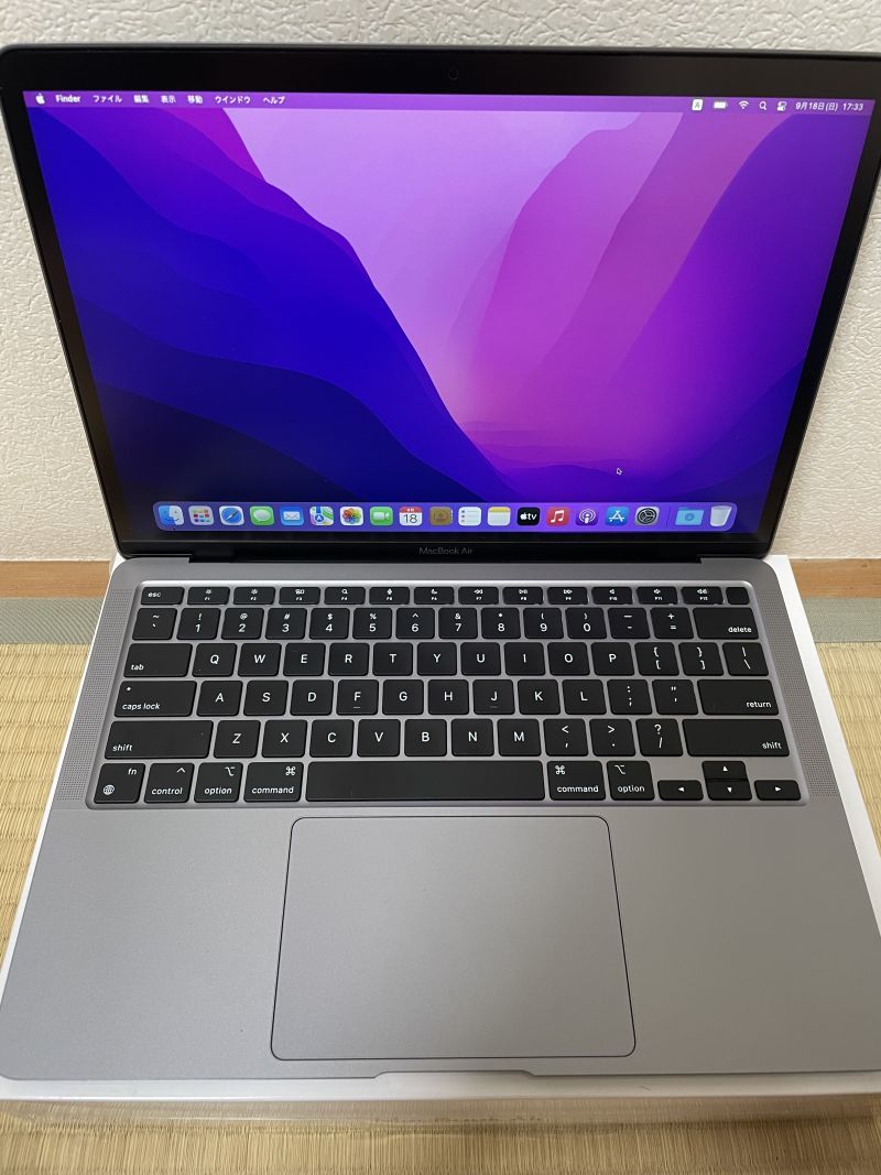 期間限定特別価格 MacBook Air m1 16GB 512GB USキーボード sushitai 