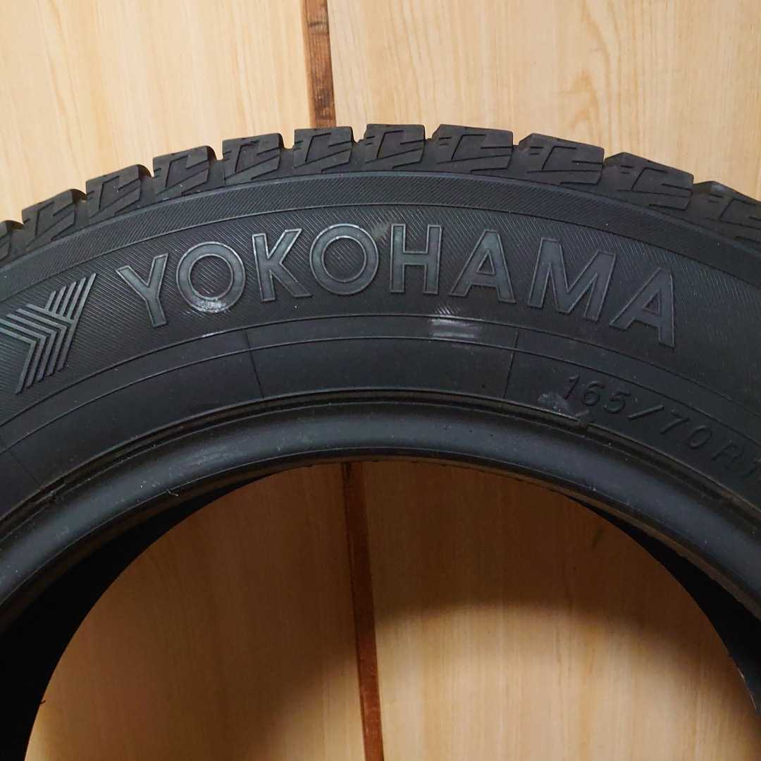 （中古23）ヨコハマ アイスガードiG50 165/70R14 81Q 14年製　IN・OUTあり YOKOHAMA　iceGUARD iG50 