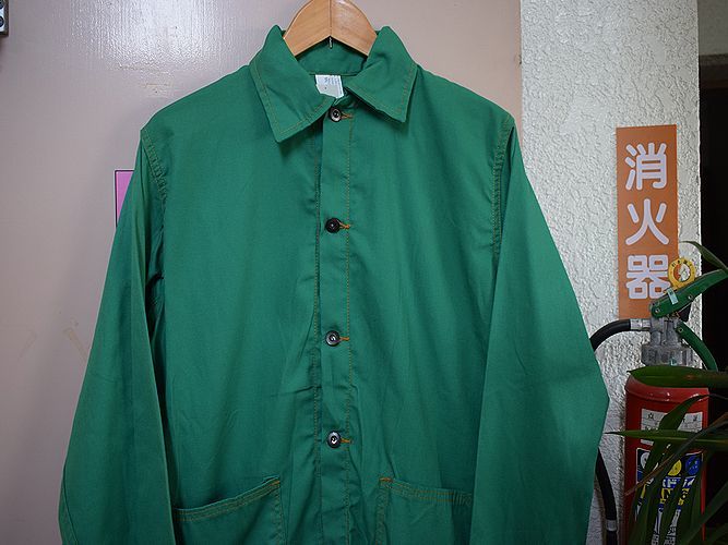デッドストック品◎70SビンテージプリズナージャケットPW緑 デッドストック品◎70SビンテージプリズナージャケットPW緑