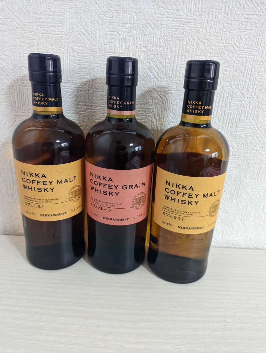 ニッカ カフェモルト カフェグレーン NIKKA WHISKY 3本セット
