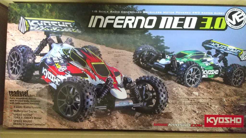 京商 電動RC 1/8 ブラシレスパワード 4WD レーシングバギー