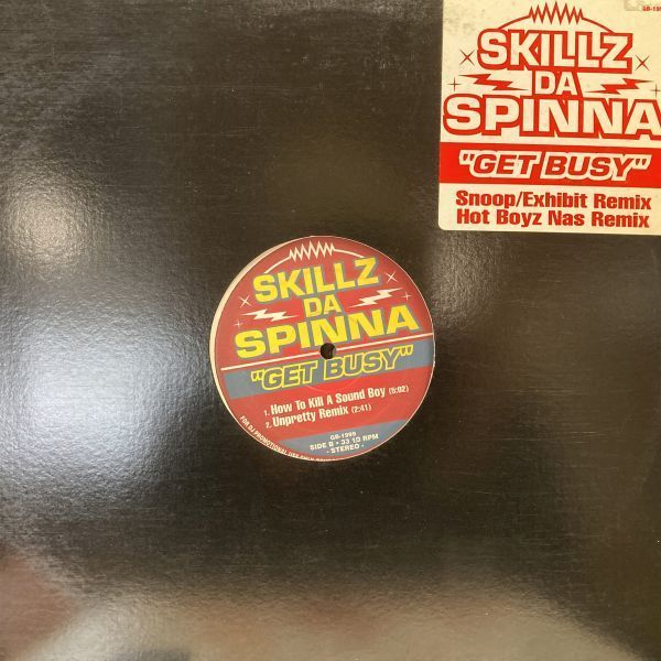 12inchレコード　 SKILLZ DA SPINNA / GET BUSY_画像1