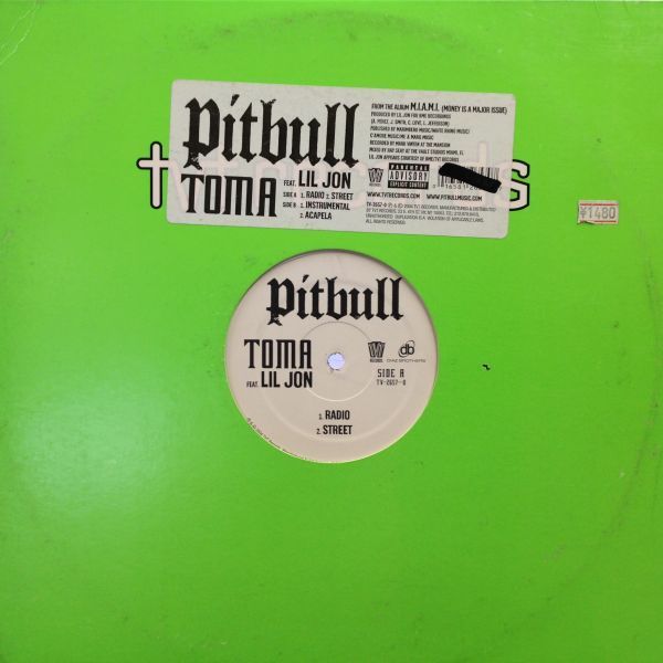 12inchレコード PITBULL / TOMA feat. LIL JON_画像1